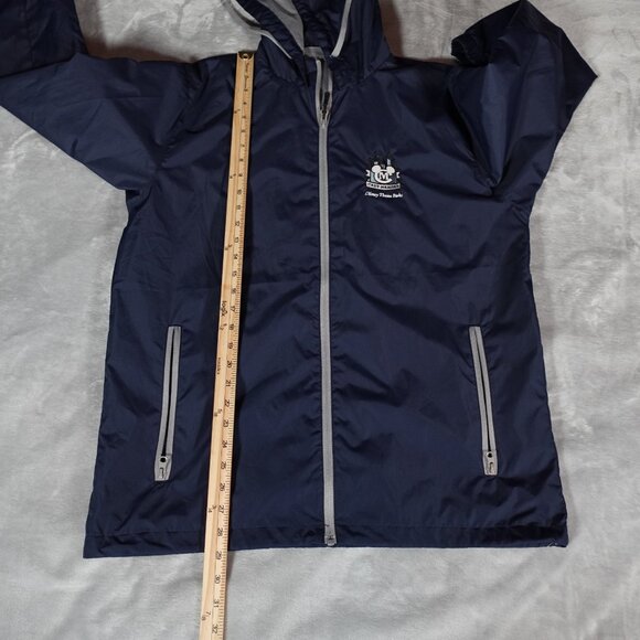 Disney Cast Member Exclusive Jacket Mens M Long Fit Windbreaker Hooded - Picture 10 of 11